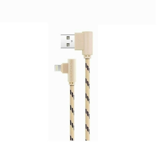 Picture of Awei CL-92 Lightning L Type Fast Charging Data Cable 2m - Color: Gold