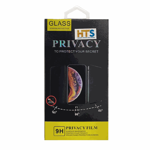 HTS Προστασία Οθόνης Privacy Tempered Glass 5D για Apple iPhone Xr/11