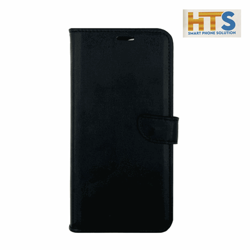 Picture of HTS Book Cover Stand Leather Wallet with Clip For Xiaomi Redmi A1 - Color-Black