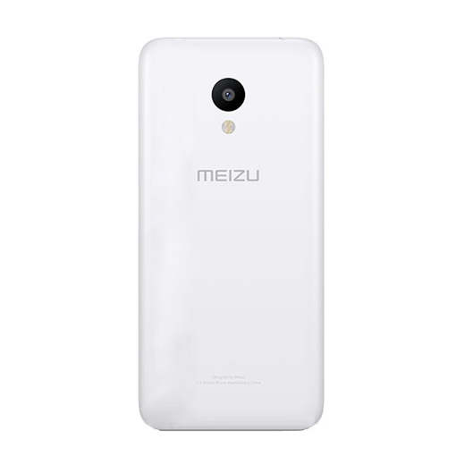 Πίσω Καπάκι με Τζαμάκι Κάμερας για Meizu M3 - Χρώμα:  Λευκό
