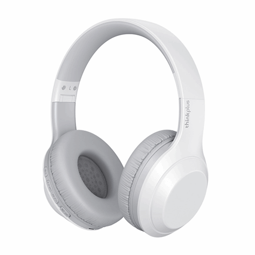 Lenovo thinkplus TH10 Wireless Stereo Headphone Bluetooth Earphones Music Headset with Mic Ακουστικά - Χρώμα: Λευκό