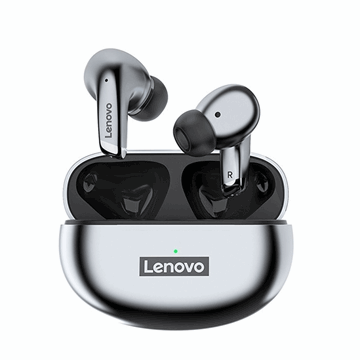 Εικόνα της Lenovo LP5 Bluetooth 5.0 Noise Reduction Smart Wireless Headset Ακουστικά - Χρώμα: Μαύρο