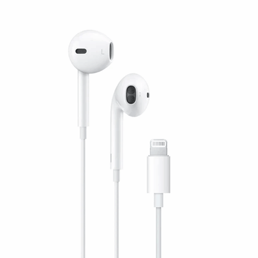 OEM Wired Earphones Headset Volume Control Lightning Ενσύρματα Ακουστικά - Χρώμα: Λευκό