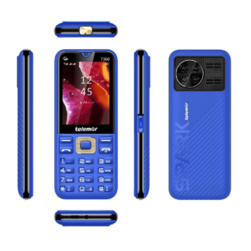 Telemar T360 Κινητό Mobile Phone 2.8" - Χρώμα: Μπλε
