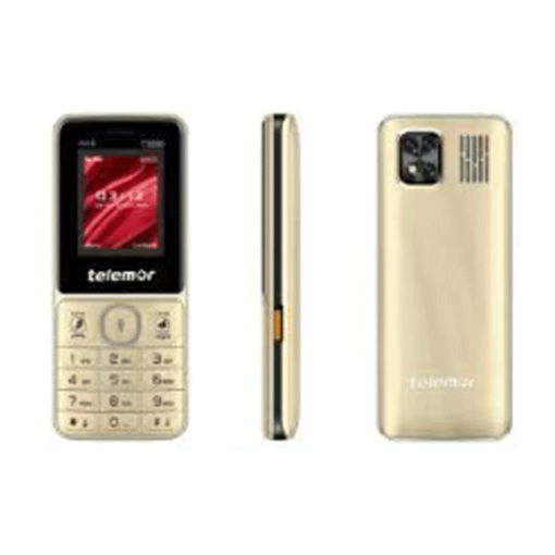 Picture of Telemar T3000 Mobile Phone 32GB Dual Sim 1.77" - Color: Gold