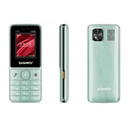 Telemar T3000 Κινητό Mobile Phone 32GB Dual Sim 1.77" - Χρώμα: Τιρκουάζ