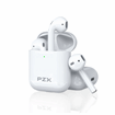 PZX Model L18 True Wireless Stereo Bluetooth 5.0 Earphone 300 mAh Earbuds Music Listening Ακουστικά - Χρώμα: Λευκό