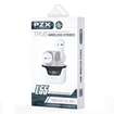 PZX L55 Ασύρματο ακουστικό με power box - Χρώμα: Λευκό