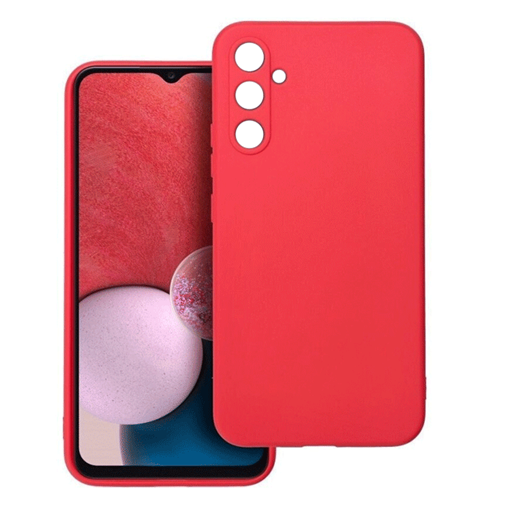 Θήκη Πλάτης Σιλικόνης Soft για Samsung Galaxy A14 5G - Χρώμα : Κόκκινο