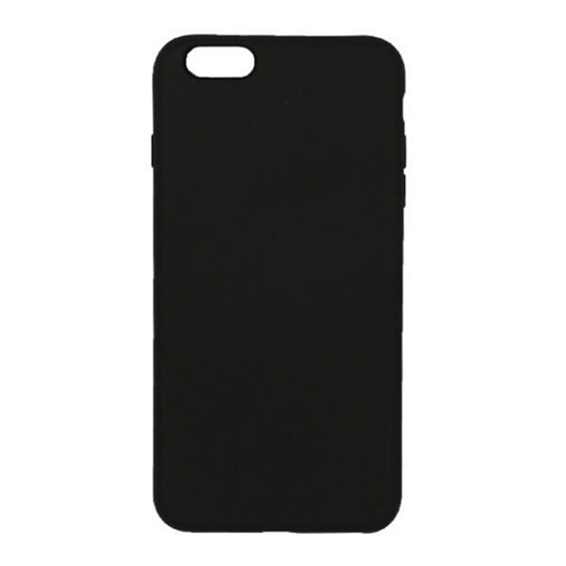 Θήκη Πλάτης Σιλικόνης Soft για Iphone 6 Plus - Χρώμα : Μάυρο