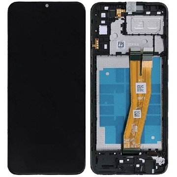 Εικόνα της OEM Οθόνη LCD με Μηχανισμό Αφής και πλαίσιο για Samsung Galaxy A04E - Χρώμα: Μαύρο